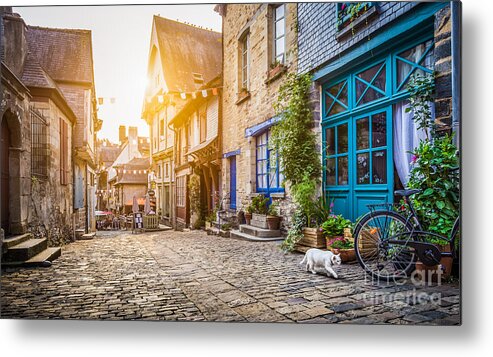 Alley Metal Print featuring the photograph Streets of Europe #3 by JR Photography