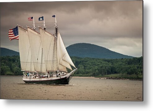 Schooner Metal Print featuring the photograph Victory Chimes by Fred LeBlanc