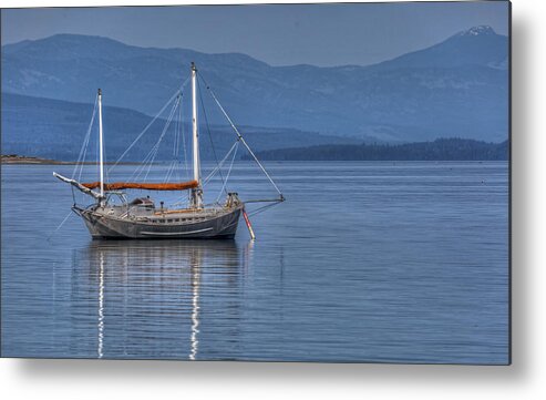 Boat Metal Print featuring the photograph At Anchor by Randy Hall