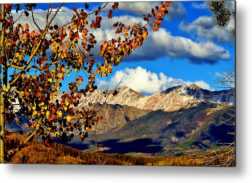 Fall Metal Print featuring the photograph Beautiful Colorado by Ellen Heaverlo