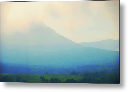 Mountains Metal Print featuring the photograph Blue Ridge Mountains, early morning by Bill Jonscher