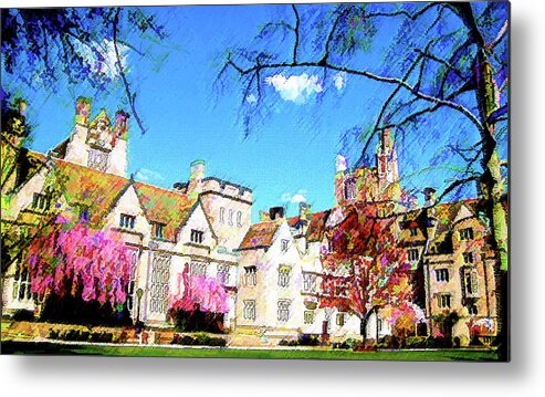 Yale University Metal Print featuring the photograph Branford by DJ Fessenden