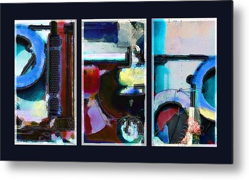 Abstract Metal Print featuring the digital art Centrifuge by Steve Karol