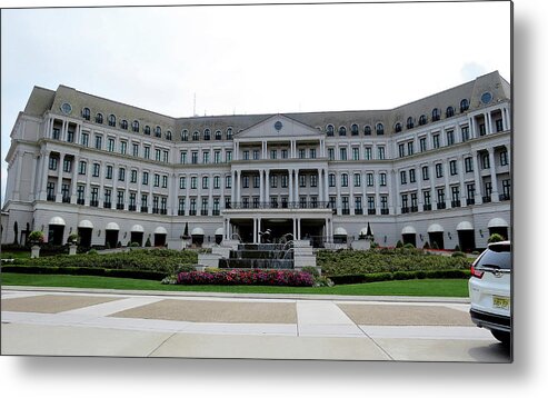 Resorts Metal Print featuring the photograph Chateau Lafayette at Nemacolin Woodlands Resort in Pennsylvania by Linda Stern