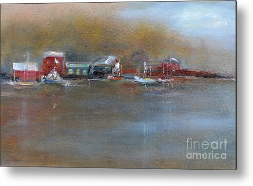 Chittiecamp Metal Print featuring the painting Chittiecamp by Patricia Caldwell
