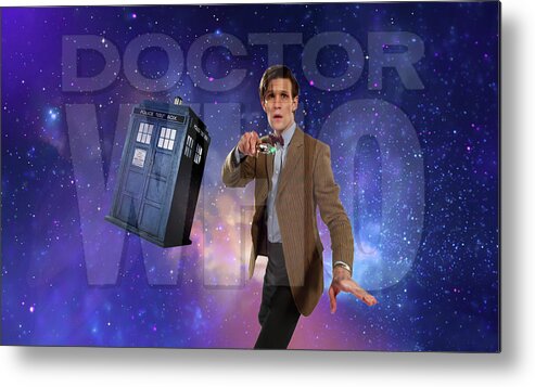 Doctor Who Metal Print featuring the photograph Doctor Who by Pat Cook