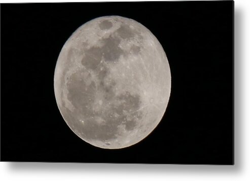 Full Moon Metal Print featuring the photograph Full Moon by Christy Pooschke