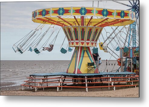 Seaside Metal Print featuring the photograph Fun Fair Swing by B Cash