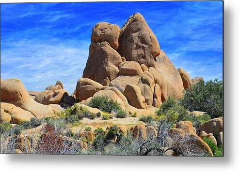 Ghost Rock Metal Print featuring the photograph Ghost Rock - Joshua Tree National Park by Glenn McCarthy Art and Photography