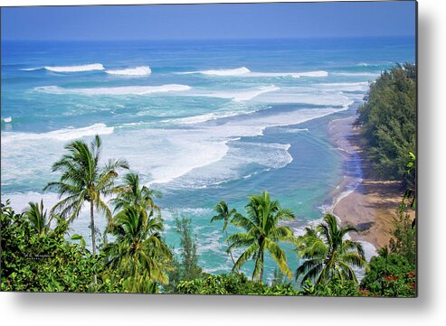 Ocean Metal Print featuring the photograph Hawaii 5-0 by Will Wagner