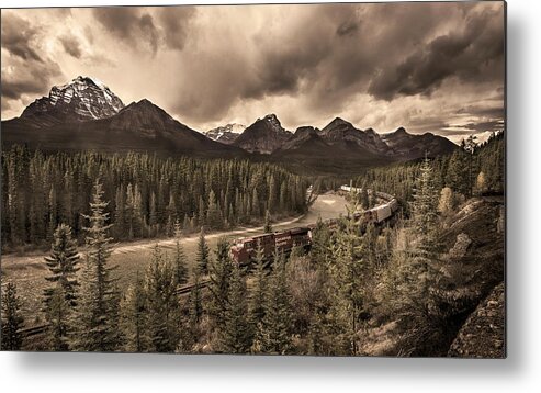 Morant's Curve Metal Print featuring the photograph Long Train Running by John Poon