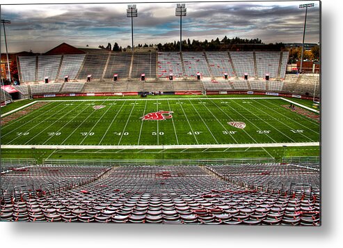 Washington State University Metal Print featuring the photograph Martin Stadium the Home of Cougar Football by David Patterson