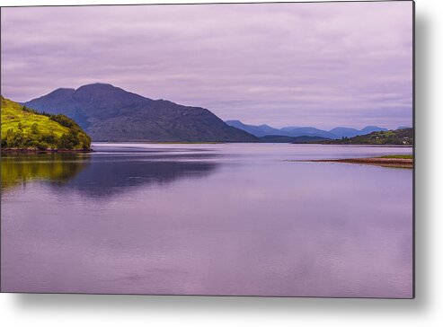 Landscape Metal Print featuring the photograph Meeting Of The Lochs by Steven Ainsworth
