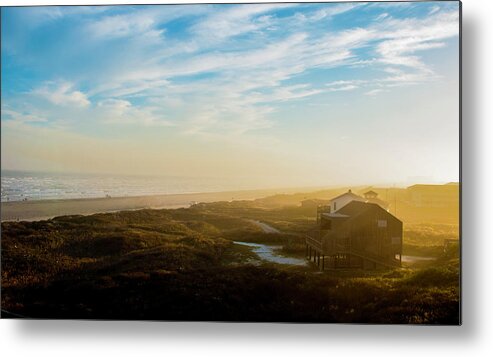 Mist Metal Print featuring the photograph Misty Beach by Brian Kinney