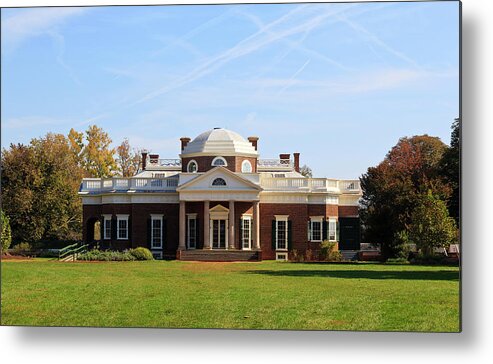 Monticello Metal Print featuring the photograph Monticello by Jill Lang