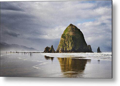 Rock Metal Print featuring the photograph Morning Stroll by John Christopher