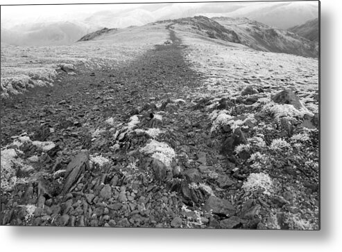 Road Metal Print featuring the photograph Mountain road by Lukasz Ryszka