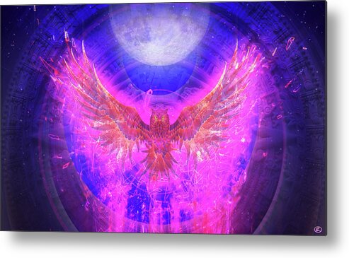Owl Metal Print featuring the digital art Not What They Seem by Kenneth Armand Johnson
