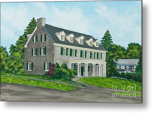 Colgate University Metal Print featuring the painting Phi Gamma Delta by Charlotte Blanchard
