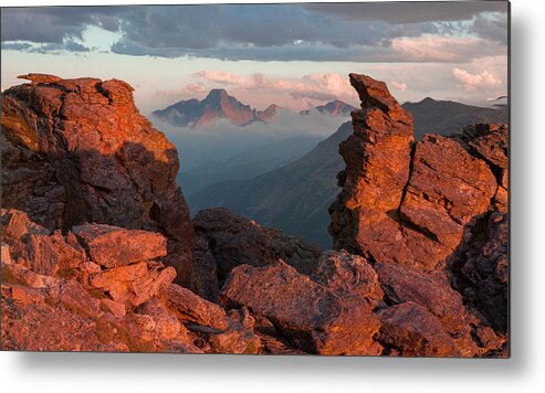 Rocky Mountain National Park Metal Print featuring the photograph Rock Cut by Aaron Spong