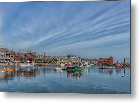 Rockport Harbor Metal Print featuring the photograph Rockport Harbor by Brian MacLean