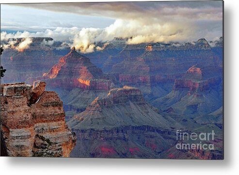 Creation Metal Print featuring the photograph Rocks Fall into Place by Debby Pueschel