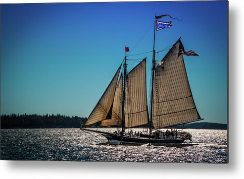 Schooner Metal Print featuring the photograph Stephen Taber by Fred LeBlanc