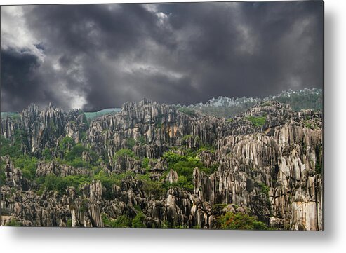  Metal Print featuring the photograph Stone Forest 3 by Robert Hebert
