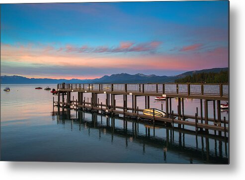 Landscape Metal Print featuring the photograph Tahoe Vista by Janet Kopper