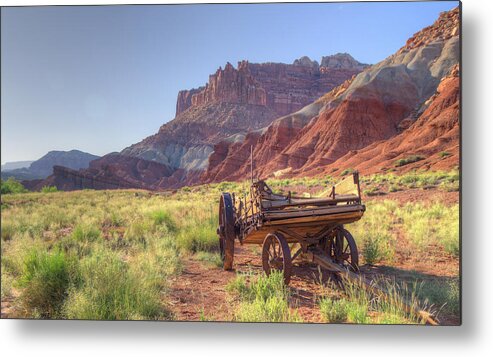 Capitol Reef National Park Metal Print featuring the photograph The Old West by Ryan Moyer