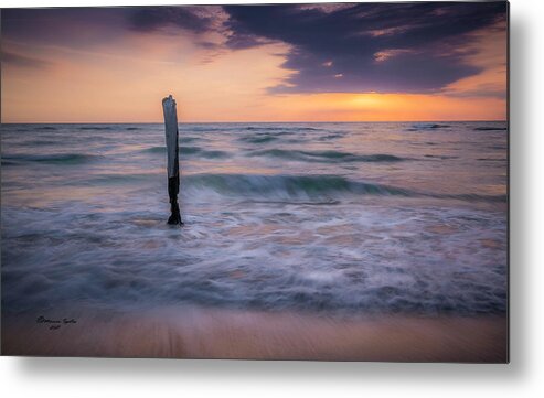 Sunset Metal Print featuring the photograph Vertical Strength by Marvin Spates