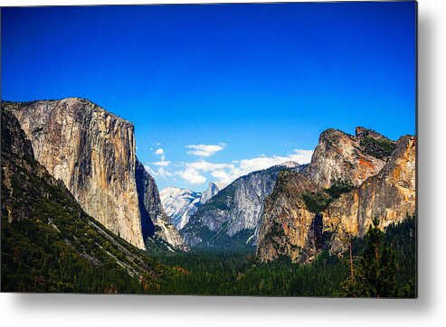 Mountains Metal Print featuring the photograph Yosemite Valley Closeup by Lawrence S Richardson Jr