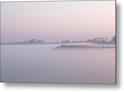 Morning Metal Print featuring the photograph A Misty Morning by Jacob Tuinenga