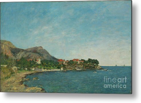 Oil Painting Metal Print featuring the drawing Beaulieu The Bay Of Fourmis by Heritage Images