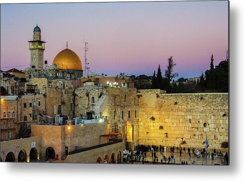 Arch Metal Print featuring the photograph Beautiful Jerusalem by Daniel Zelazo