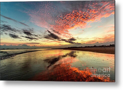 Sunset Metal Print featuring the photograph December Reflections by DJA Images