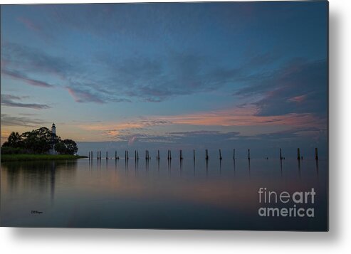 Sunrises Metal Print featuring the photograph Epic Lighthouse Sunrise by DB Hayes