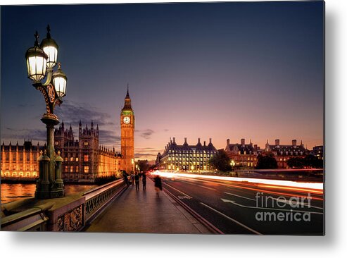 Gothic Style Metal Print featuring the photograph Great Britain - Big Ben, Parliament by Tangman Photography