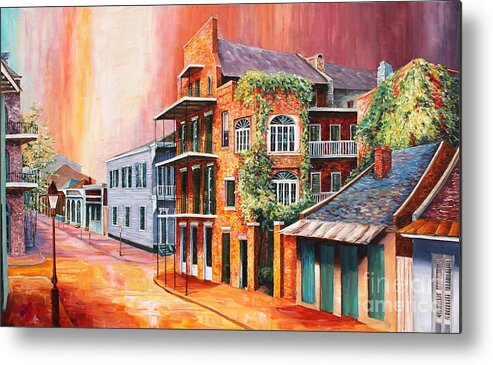 New Orleans Metal Print featuring the painting New Orleans Summer by Diane Millsap