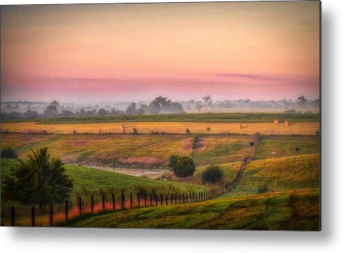 Farm Metal Print featuring the photograph Rural Landscape by Jack Wilson