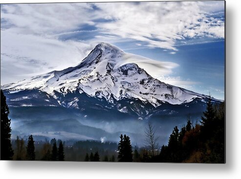 Tranquility Metal Print featuring the photograph Super Mountain by Darrell Wyatt