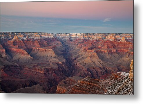 Grand Metal Print featuring the photograph Winter North Kaibab Corridor Overlook by Kevin Xu