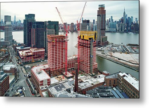 Nyc Metal Print featuring the photograph 2022-02-240547 by Steve Sahm