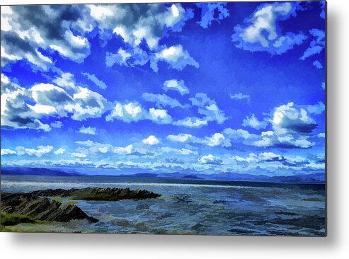 2016 Metal Print featuring the photograph Clouds over St Lawrence by Monroe Payne