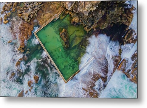 Beach Metal Print featuring the photograph Curl Curl Rockpool by Andre Petrov