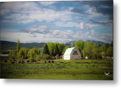 Utah Metal Print featuring the photograph Farm Country by Pam Rendall
