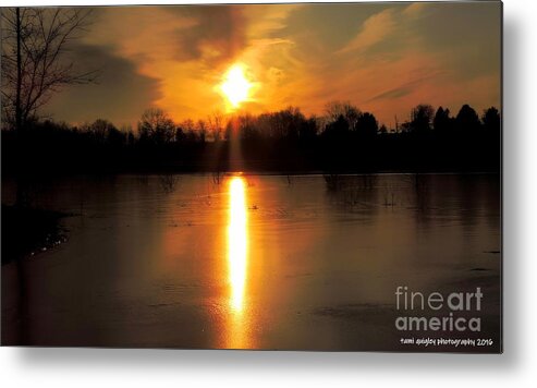 Sunset Metal Print featuring the photograph Frost Fire by Tami Quigley