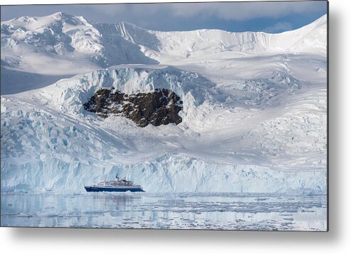 Antarctica Metal Print featuring the photograph Perspective by Rand Ningali
