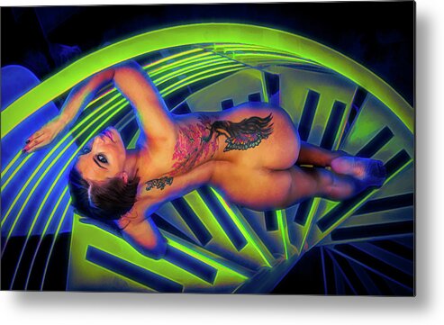 Nude Metal Print featuring the photograph Stairway to Heaven by Harry Spitz