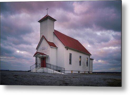 Rural Metal Print featuring the photograph Wasson Church by Grant Twiss